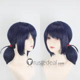 Commission Miraculous World Paris Tales of Shadybug and Claw Noir Shadybug Evil Ladybug Blue Black Red Styled Cosplay Wig Season 6