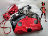 Miraculous World Paris Tales of Shadybug and Claw Noir Shadybug Evil Black Red Bodysuit Cosplay Costume