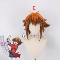 YuGiOh Jaden Yuki Orange Brown Styled Cosplay Wig