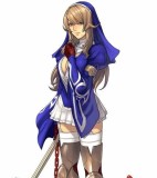 Queen's Blade Sigui Blue Purple Cosplay Costume
