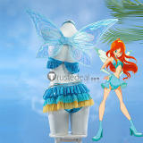 Winx Club Bloom Blue Swimsuit Cosplay Costume