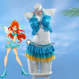 Winx Club Bloom Blue Swimsuit Cosplay Costume