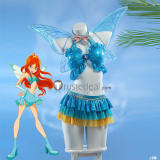 Winx Club Bloom Blue Swimsuit Cosplay Costume