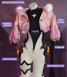 Wuthering Waves Lumi Pink Cosplay Costume