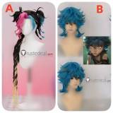 League of Legends LOL Arcane 2 Isha Blue Jinx Lovestruck Wild Rift Cosplay Wig