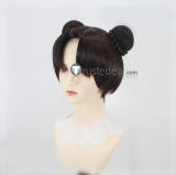 Naruto TenTen Yamanaka Ino Blonde Brown Ponytail Styled Cosplay Wig