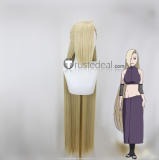 Naruto TenTen Yamanaka Ino Blonde Brown Ponytail Styled Cosplay Wig