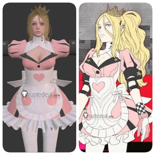 Commission No More Heroes Bad Girl Pink Cosplay Costume