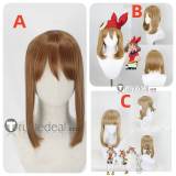 Pokemon Trainer May Haruka Brown Styled Cosplay Wig