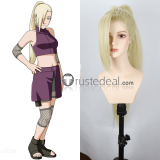 Naruto TenTen Yamanaka Ino Blonde Brown Ponytail Styled Cosplay Wig