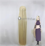 Naruto TenTen Yamanaka Ino Blonde Brown Ponytail Styled Cosplay Wig