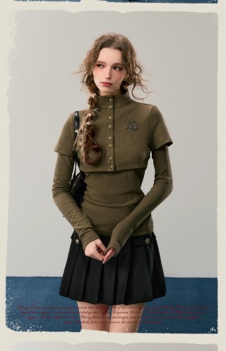 Kyouko & Harry Potter Collaborated Fake Two Pieces Top wear