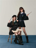 Kyouko & Harry Potter Co-signed Sailor Collar Dress with Detachable Cape