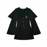 Kyouko & Harry Potter Co-signed Sailor Collar Dress with Detachable Cape