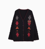 Kyouko & Harry Potter Collaborated Argyle Cardigan
