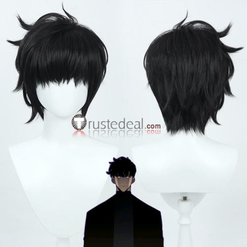 Solo Leveling Cheng Xiaoyu Sung Jin-Woo Cha Hae-In Blonde Black Cosplay Wig