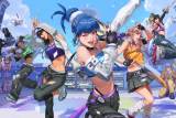 Overwatch 2 LE SSERAFIM D.Va Mercy Juno Ashe Illari Cosplay Costume