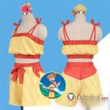 Pokemon Sun and Moon Misty Yellow Red Swimsuit Cosplay Costume