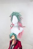 The Legend of Heroes McBurn Green Blue Pink Styled Cosplay Wig