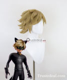 Miraculous Ladybug Season 6 Luka Couffaine Cat Noir Blonde Blue Cosplay Wig