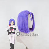 Pokemon Team Rocket James Purple Blue Styled Cosplay Wig