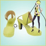Pokemon Serena Elesa Yellow Brown Cosplay Boots Shoes