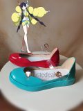 Pokemon Serena Elesa Yellow Brown Cosplay Boots Shoes