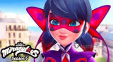Commission Miraculous World Paris Tales of Shadybug and Claw Noir Shadybug Evil Ladybug Blue Black Red Styled Cosplay Wig Season 6