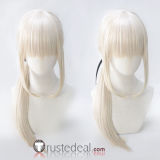 Fate Grand Order FGO Black Saber Alter Artoria Swimsuit Ponytails Pale Blonde Cosplay Wig