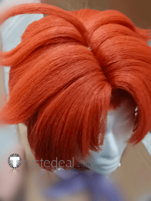 Gintama Silver Soul Kamui Orange Red Styled Cosplay Wig