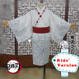 Kimetsu no Yaiba Demon Slayer Rui Lower Moon Five Spider Kids Adult Kimono Cosplay Costume