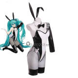 Vocaloid Hatsune Miku Rabbit Hole Bunny Suit Black Cosplay Costume