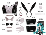 Vocaloid Hatsune Miku Rabbit Hole Bunny Suit Black Cosplay Costume