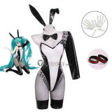 Vocaloid Hatsune Miku Rabbit Hole Bunny Suit Black Cosplay Costume