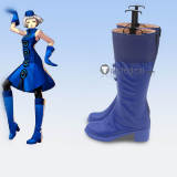 Persona 5 Strikers Dancing Star Night Ann Takamaki Sophia Elizabeth Blue Black Red Cosplay Shoes Boots