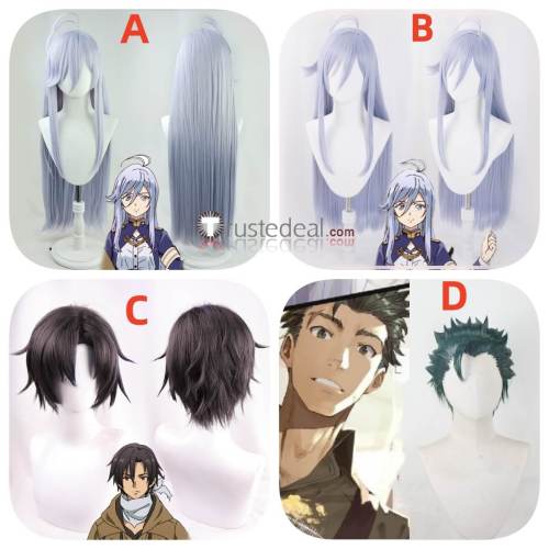 86 Eighty Six Vladilena Milize Lena Shinei Nouzen Shin Raiden Shuga Wehrwolf Green Styled Cospay Wig