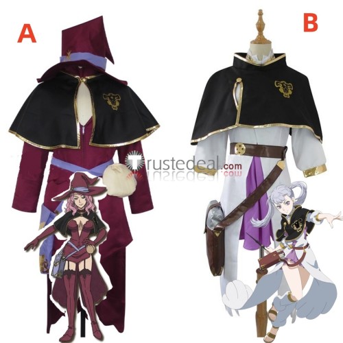 Black Clover Vanessa Enoteca Noelle Silva Cosplay Costume