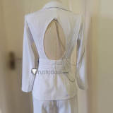 Alien Stage Round 7 Luka Performance White Coat Cosplay Costume 2