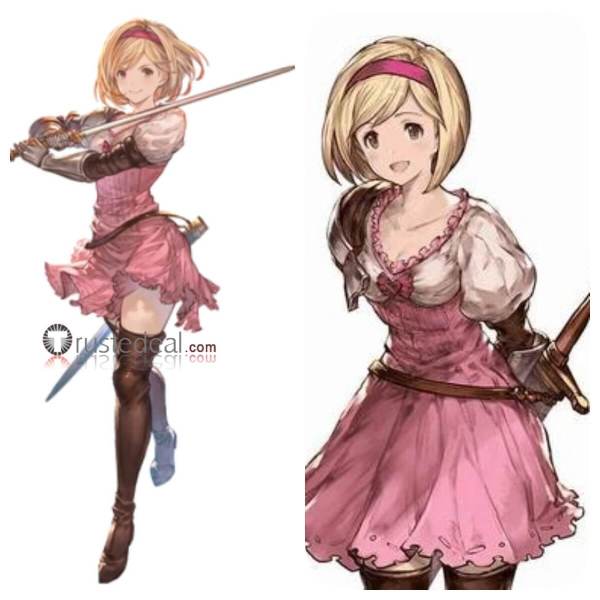 Granblue Fantasy Djeeta Pink Cosplay Costume