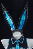 Vocaloid Hatsune Miku Black Pink Bunny Suit Cosplay Costume