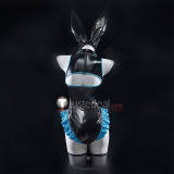 Vocaloid Hatsune Miku Black Pink Bunny Suit Cosplay Costume