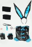 Vocaloid Hatsune Miku Black Pink Bunny Suit Cosplay Costume