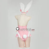 Vocaloid Hatsune Miku Black Pink Bunny Suit Cosplay Costume