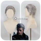 Devil May Cry 5 DMC5 Vergil Silver Styled Cosplay Wig