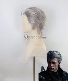 Devil May Cry 5 DMC5 Vergil Silver Styled Cosplay Wig