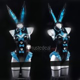 Vocaloid Hatsune Miku Black Pink Bunny Suit Cosplay Costume