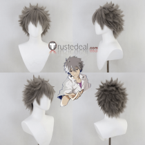 Neon Genesis Evangelion Kaworu Nagisa Grey Styled Cosplay Wig
