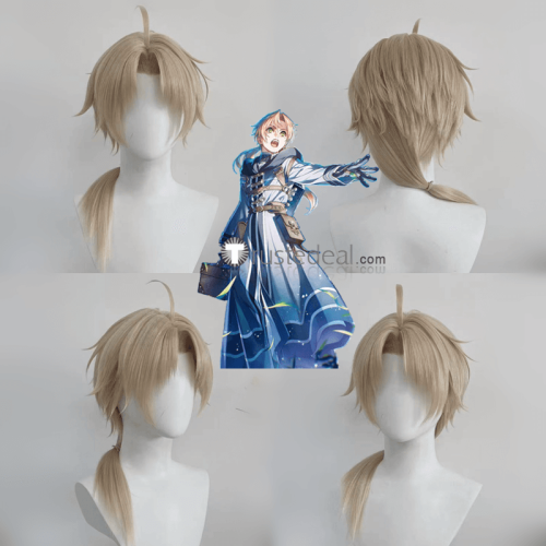 Mushoku Tensei Isekai Ittara Honki Dasu Jobless Reincarnation Rudeus Greyrat Paul Greyrat Brown Styled Cosplay Wig