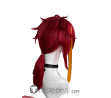 Underground Idol Mika Luca Red Blue White Ponytail Cosplay Wig Unstyled