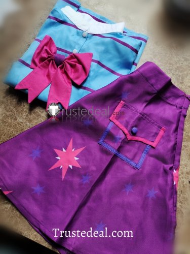 My Little Pony Equestria Girls Luster Dawn Lavender Bloom Rose Heart Twilight Sparkle Cosplay Costume